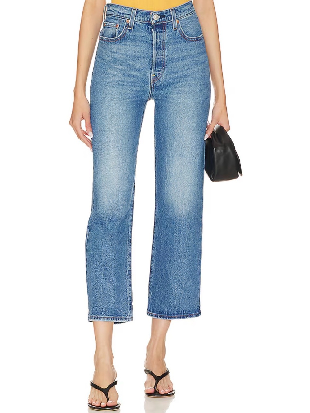 Levi’s Ribcage Straight‎ Ankle Jeans size 25